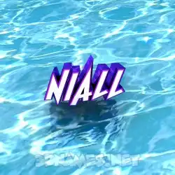 niall in Water style - 3D name wallpaper