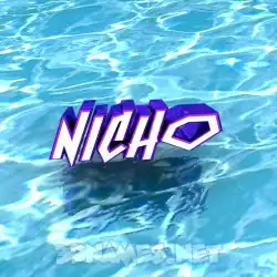 nicho in Water style - 3D name wallpaper