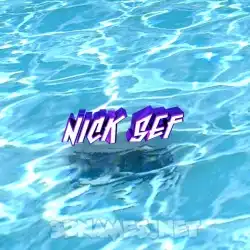 nick sef in Water style - 3D name wallpaper