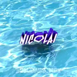 nicolai in Water style - 3D name wallpaper