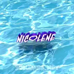 nicolene in Water style - 3D name wallpaper