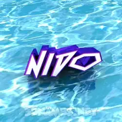 nido in Water style - 3D name wallpaper