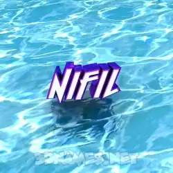 nifil in Water style - 3D name wallpaper