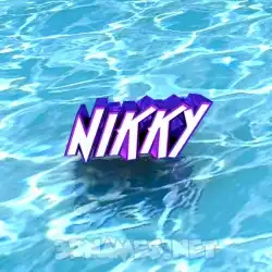 nikky in Water style - 3D name wallpaper