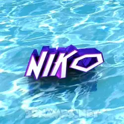 niko in Water style - 3D name wallpaper
