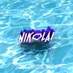 nikolai in Water style - 3D name wallpaper