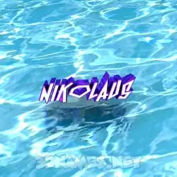 nikolaus in Water style - 3D name wallpaper