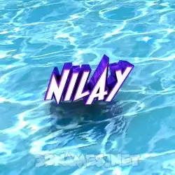 nilay in Water style - 3D name wallpaper