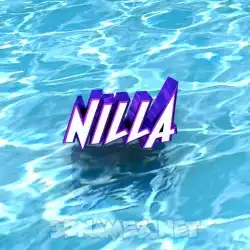 nilla in Water style - 3D name wallpaper