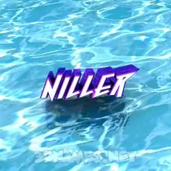 niller in Water style - 3D name wallpaper