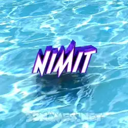 nimit in Water style - 3D name wallpaper