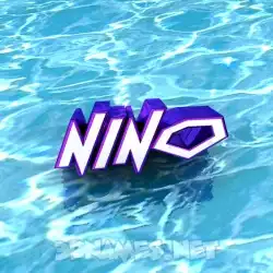 nino in Water style - 3D name wallpaper