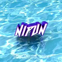 nipun in Water style - 3D name wallpaper