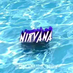 nirvana in Water style - 3D name wallpaper