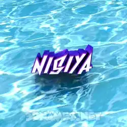 nisiya in Water style - 3D name wallpaper