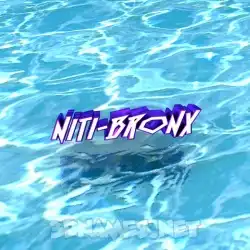 niti-bronx in Water style - 3D name wallpaper