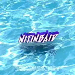 nitinbaid in Water style - 3D name wallpaper