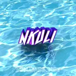 nkuli in Water style - 3D name wallpaper