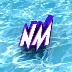 nm in Water style - 3D name wallpaper