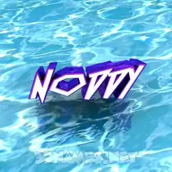 noddy in Water style - 3D name wallpaper