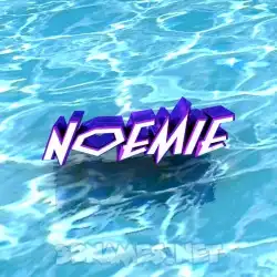 noemie in Water style - 3D name wallpaper