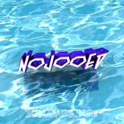 nojooed in Water style - 3D name wallpaper