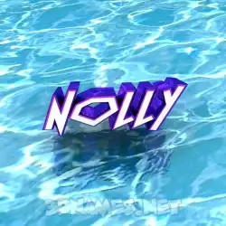 nolly in Water style - 3D name wallpaper