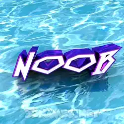noob in Water style - 3D name wallpaper