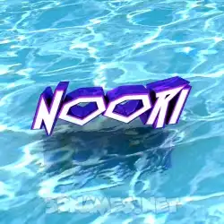 noori in Water style - 3D name wallpaper