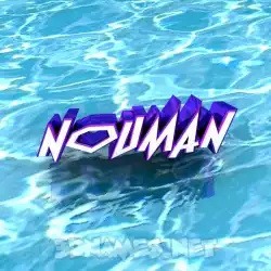 nouman in Water style - 3D name wallpaper