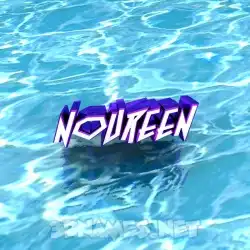 noureen in Water style - 3D name wallpaper