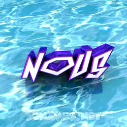 nous in Water style - 3D name wallpaper