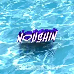 noushin in Water style - 3D name wallpaper