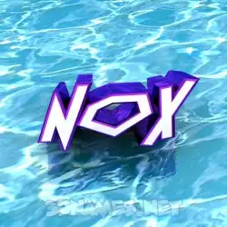 nox in Water style - 3D name wallpaper