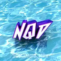 nqd in Water style - 3D name wallpaper