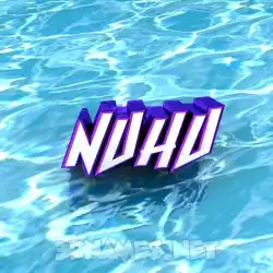 nuhu in Water style - 3D name wallpaper