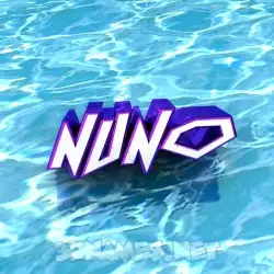 nuno in Water style - 3D name wallpaper
