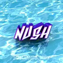 nush in Water style - 3D name wallpaper