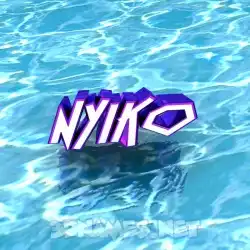 nyiko in Water style - 3D name wallpaper