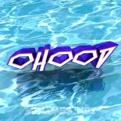 ohood in Water style - 3D name wallpaper