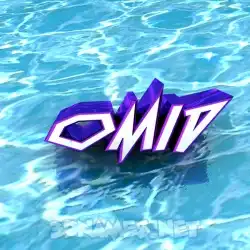 omid in Water style - 3D name wallpaper