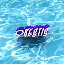 orestis in Water style - 3D name wallpaper