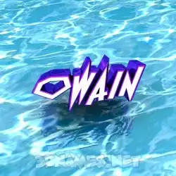 owain in Water style - 3D name wallpaper