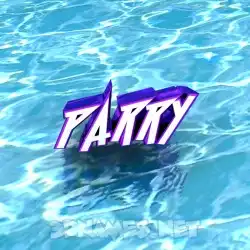 parry in Water style - 3D name wallpaper