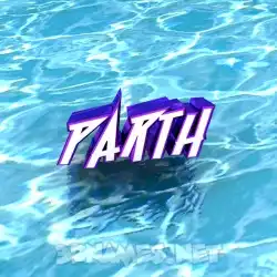 parth in Water style - 3D name wallpaper
