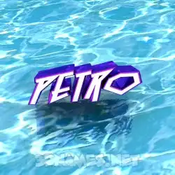 petro in Water style - 3D name wallpaper