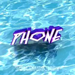 phone in Water style - 3D name wallpaper