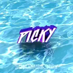 picky in Water style - 3D name wallpaper