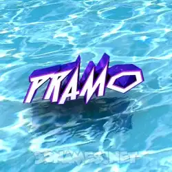 pramo in Water style - 3D name wallpaper