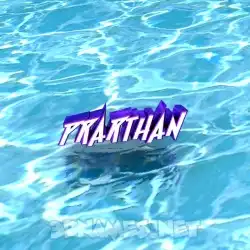 prarthan in Water style - 3D name wallpaper